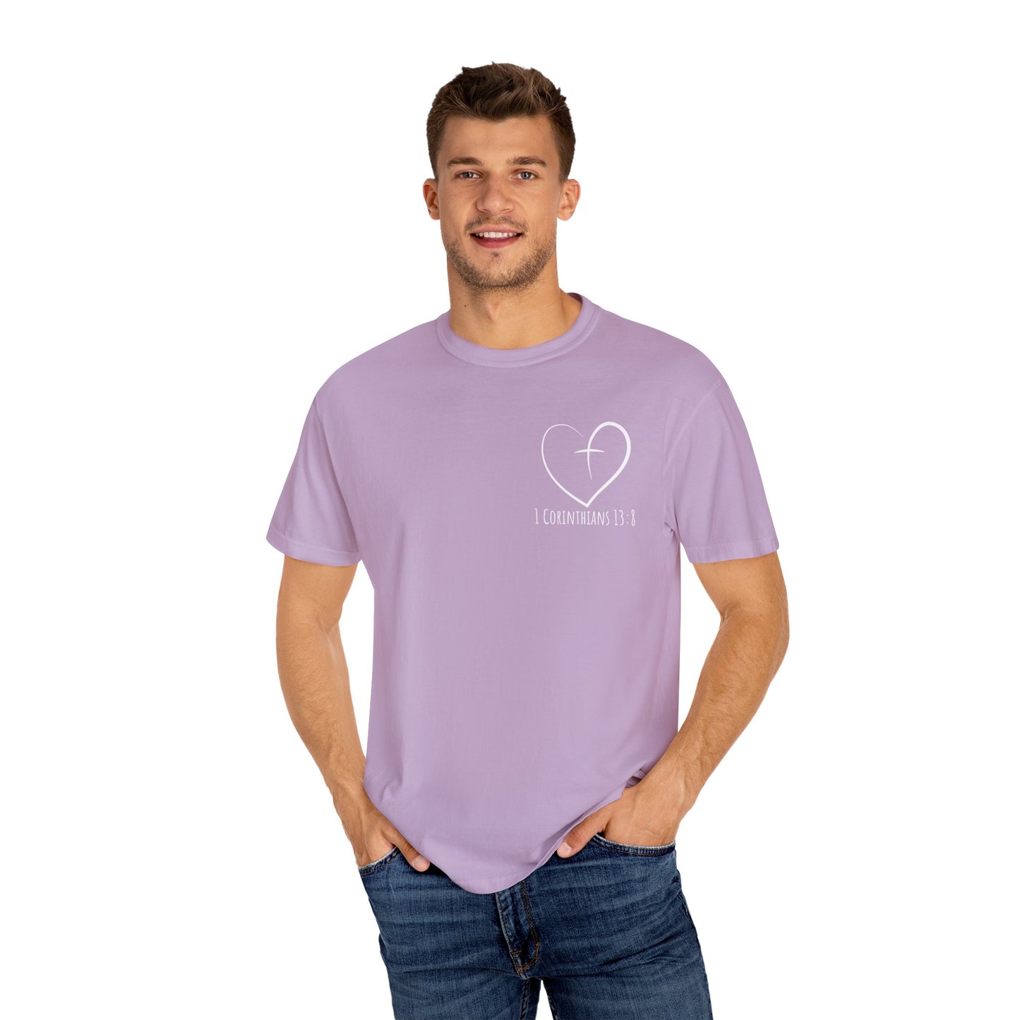 1 CORINTHIANS 13:8 SHIRT
