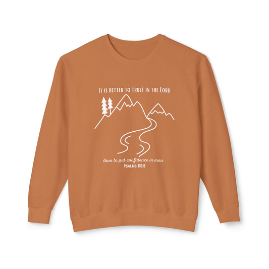PSALMS 118:8 CREWNECK