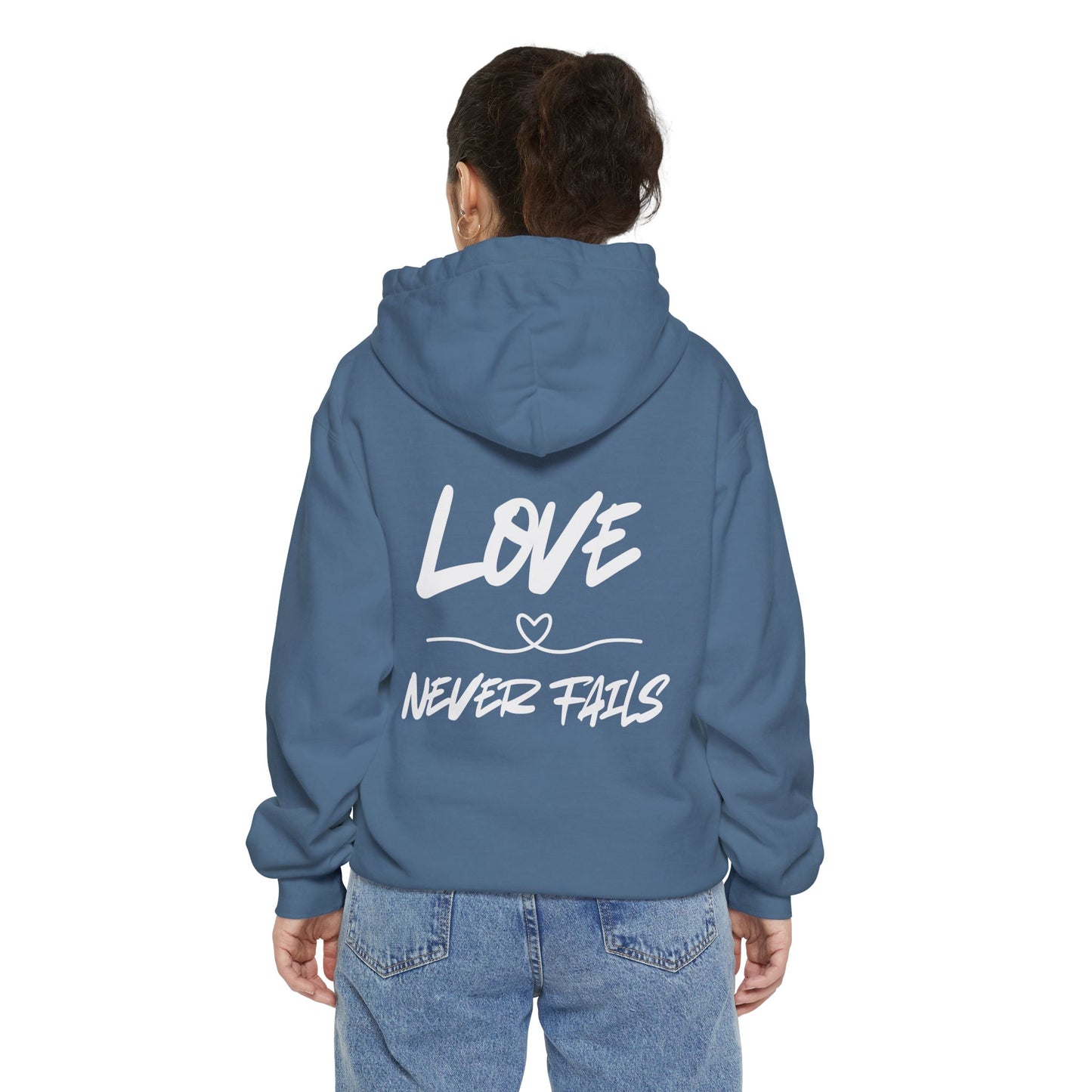 1 CORINTHIANS 13:8 HOODIE
