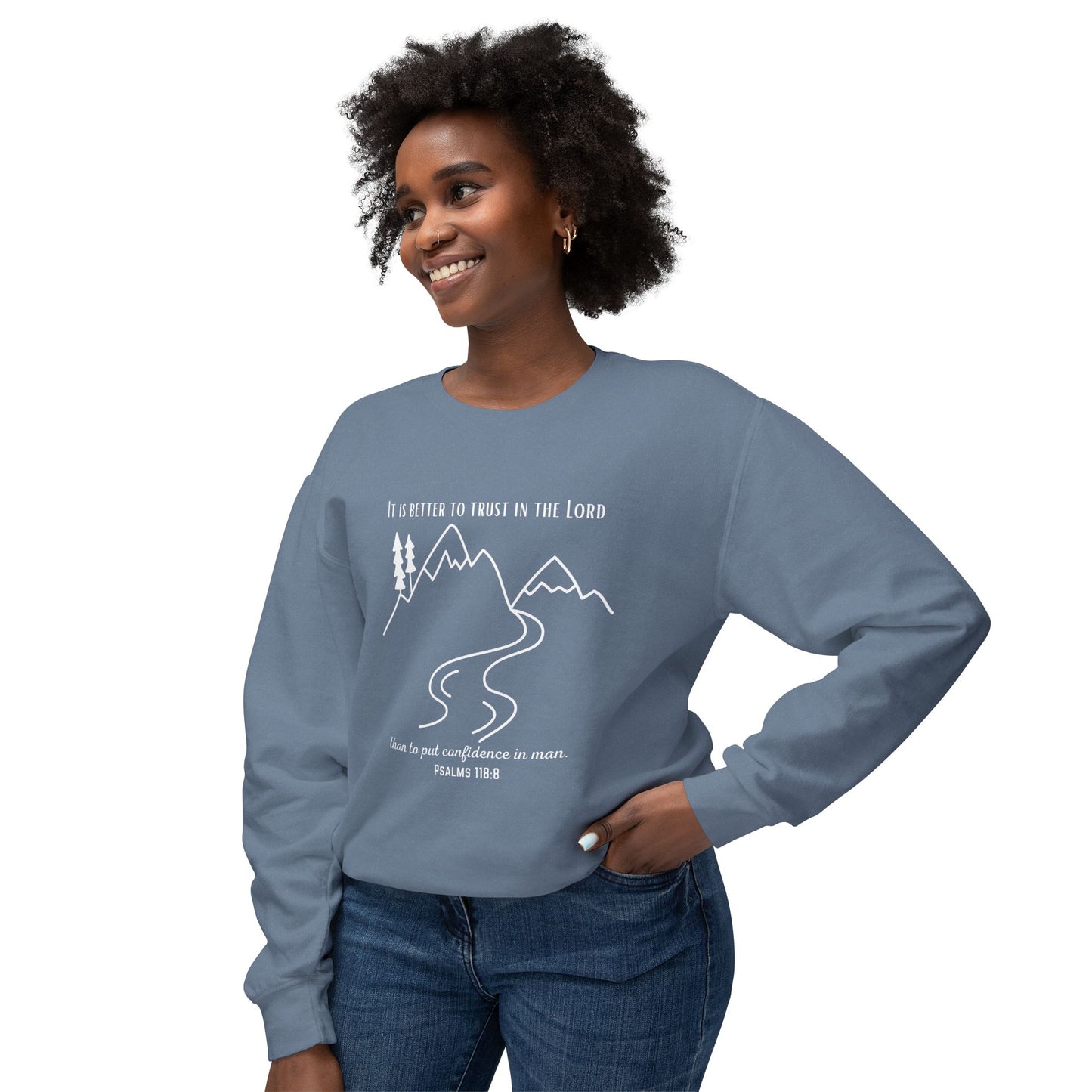 PSALMS 118:8 CREWNECK