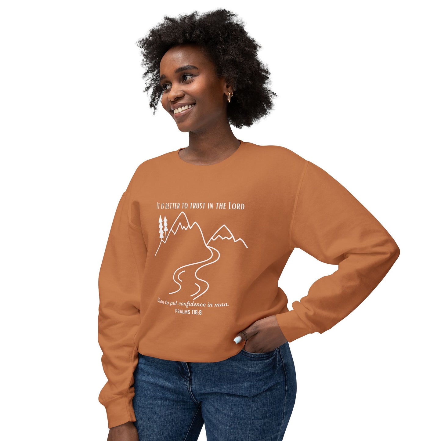 PSALMS 118:8 CREWNECK