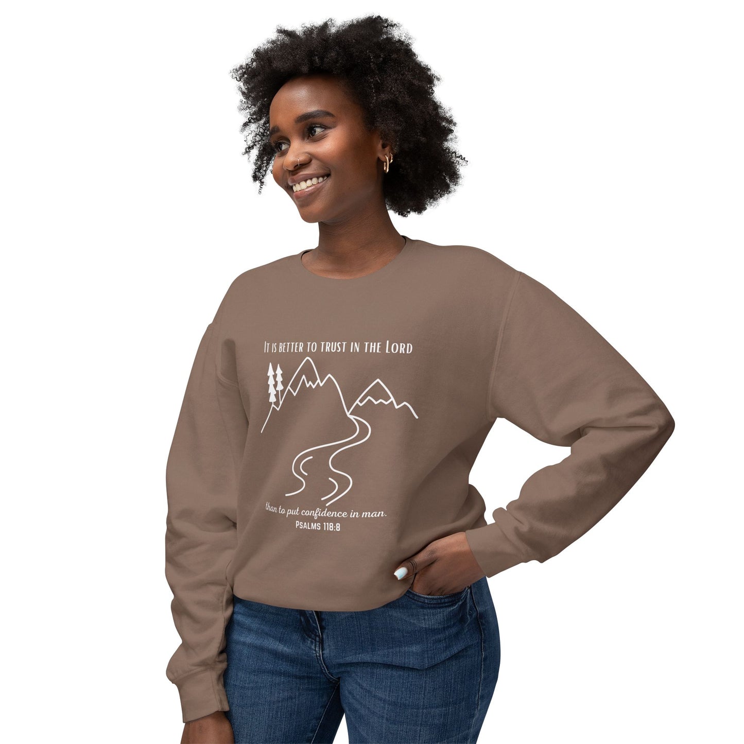 PSALMS 118:8 CREWNECK