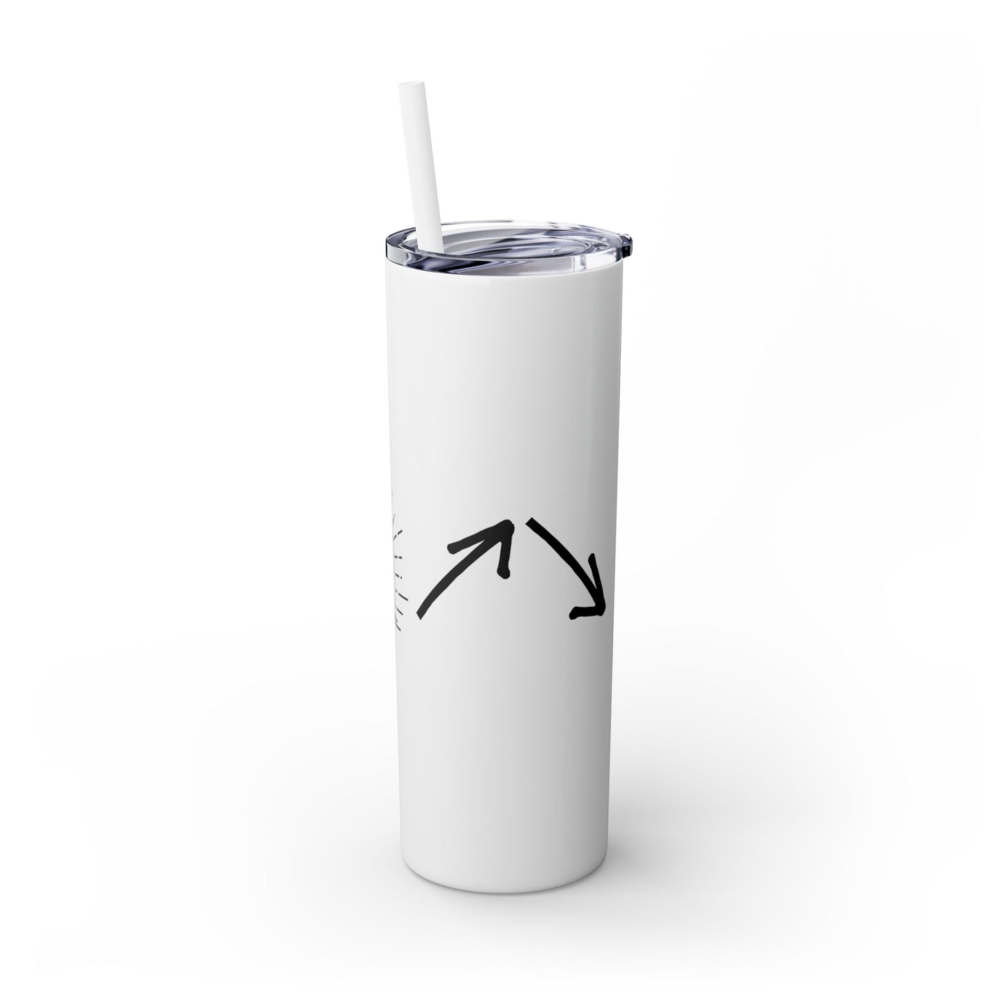 THE GOSPEL SKINNY TUMBLER WITH STRAW, 20oz
