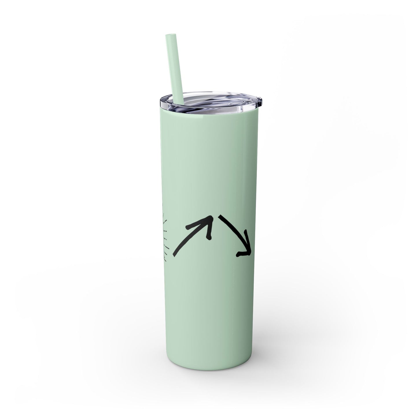 THE GOSPEL SKINNY TUMBLER WITH STRAW, 20oz