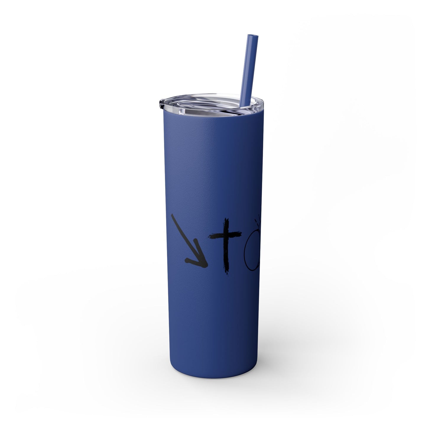 THE GOSPEL SKINNY TUMBLER WITH STRAW, 20oz