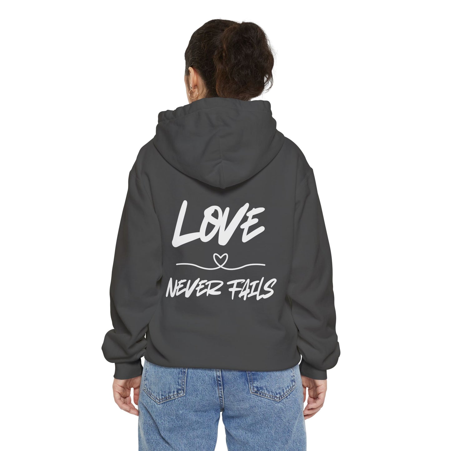 1 CORINTHIANS 13:8 HOODIE