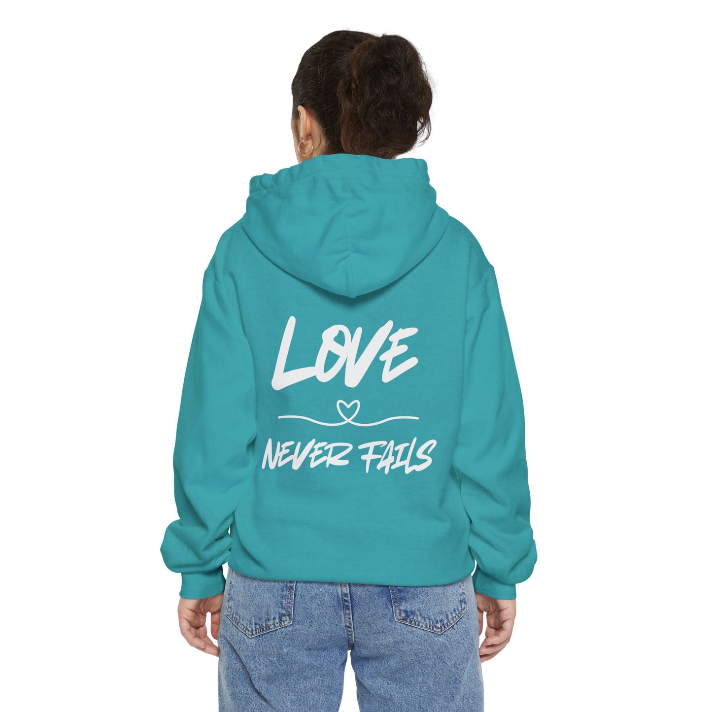 1 CORINTHIANS 13:8 HOODIE