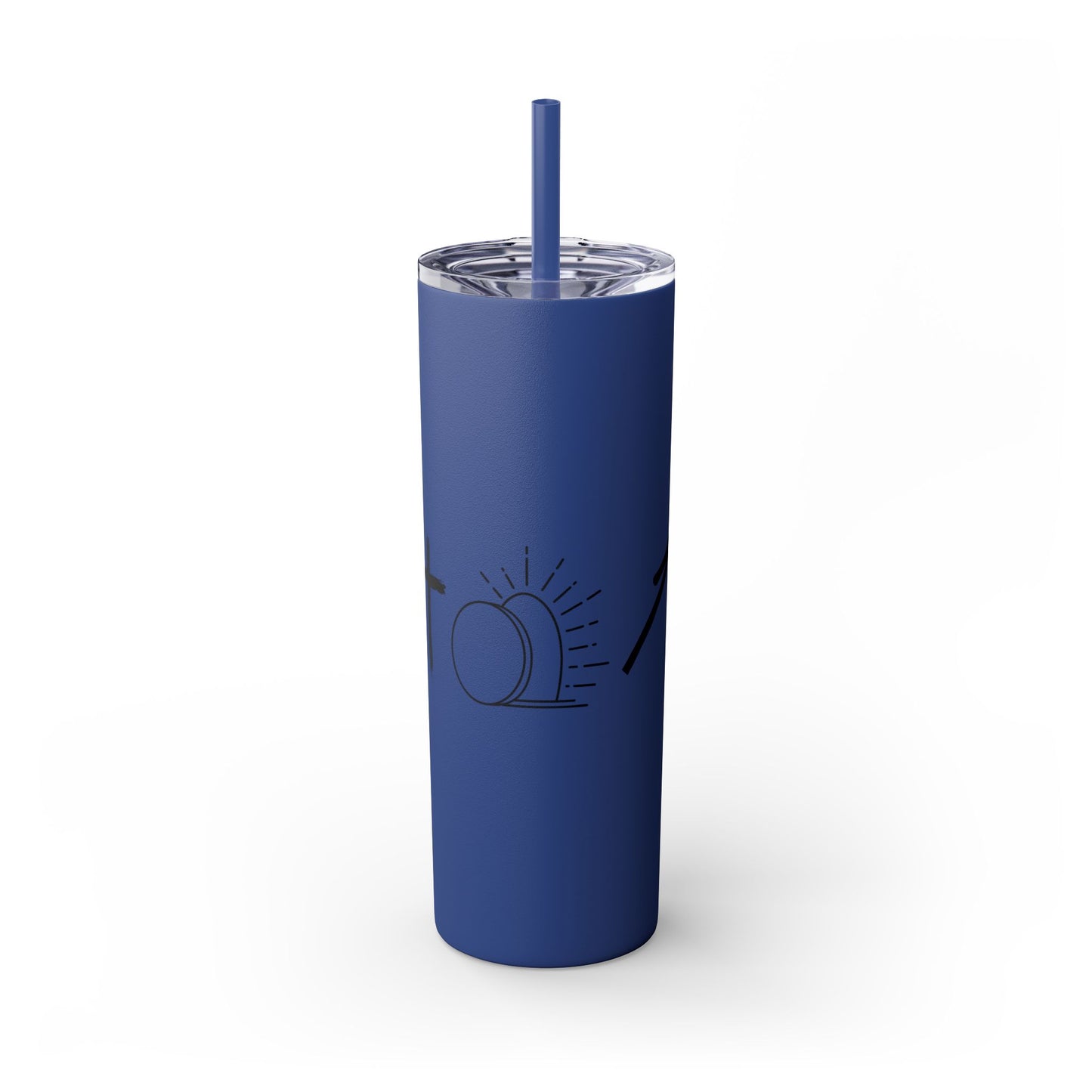 THE GOSPEL SKINNY TUMBLER WITH STRAW, 20oz