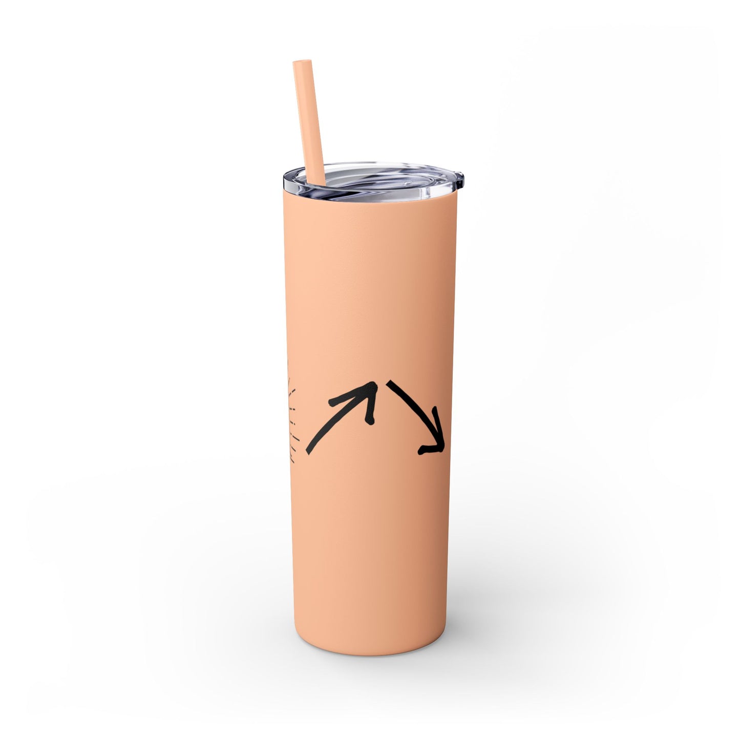 THE GOSPEL SKINNY TUMBLER WITH STRAW, 20oz