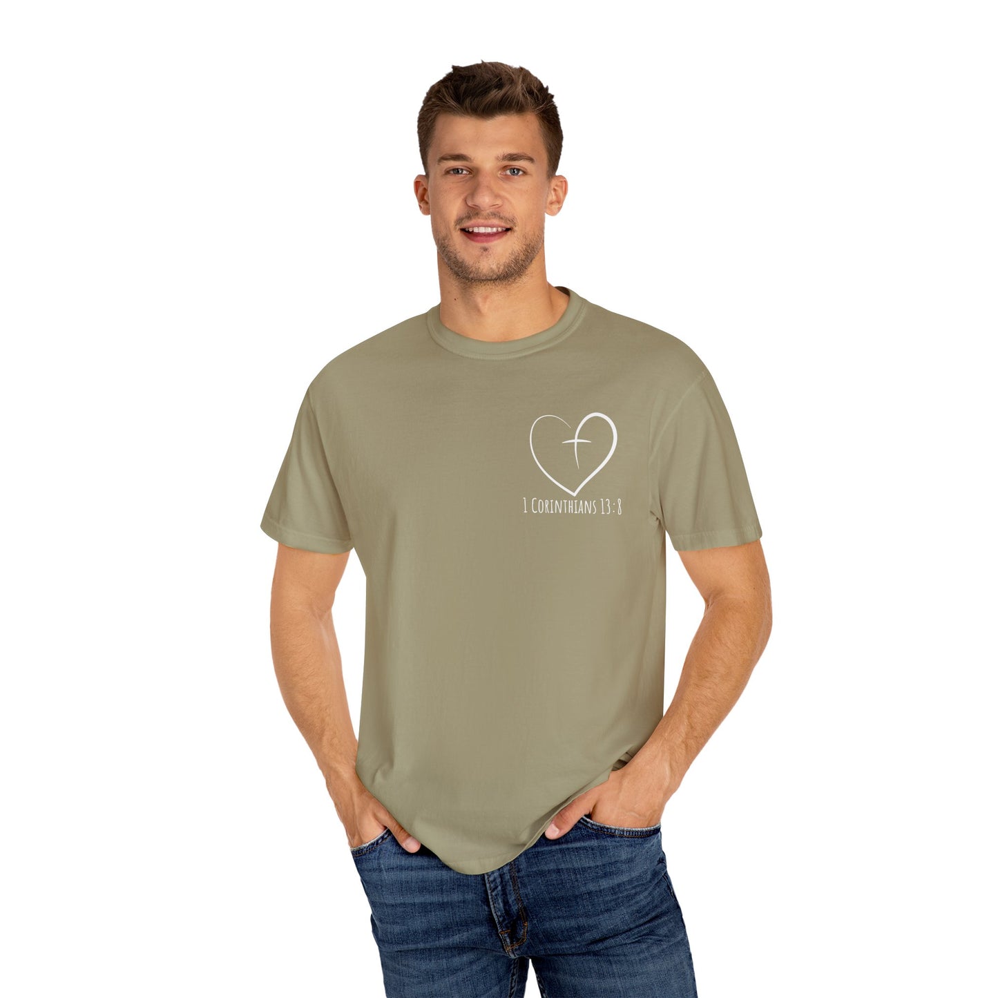 1 CORINTHIANS 13:8 SHIRT