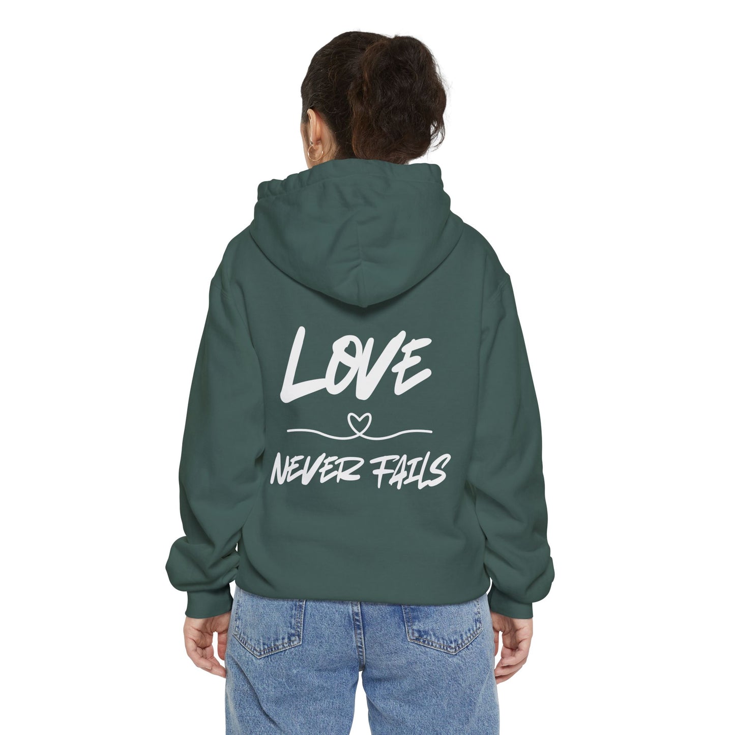 1 CORINTHIANS 13:8 HOODIE
