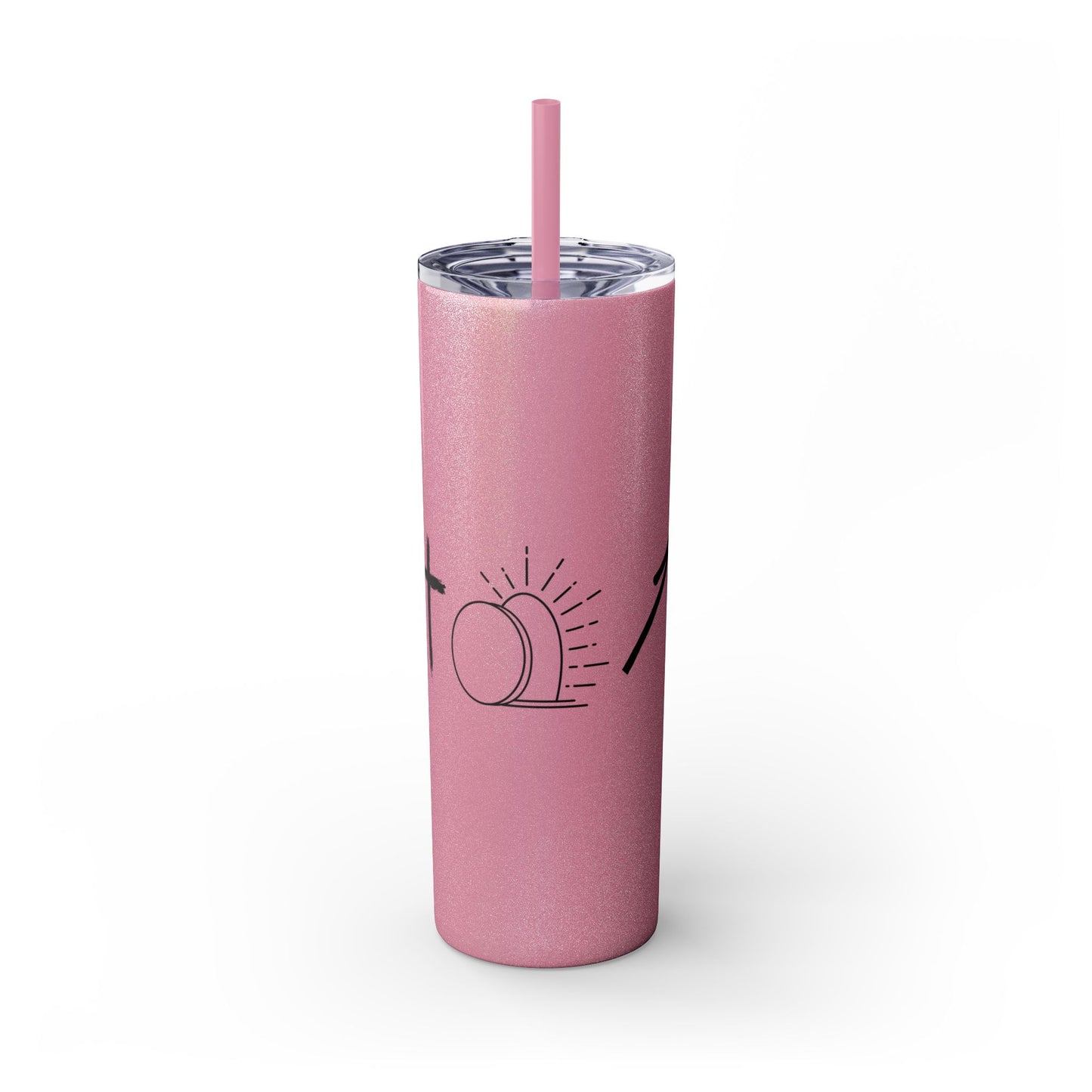 THE GOSPEL SKINNY TUMBLER WITH STRAW, 20oz
