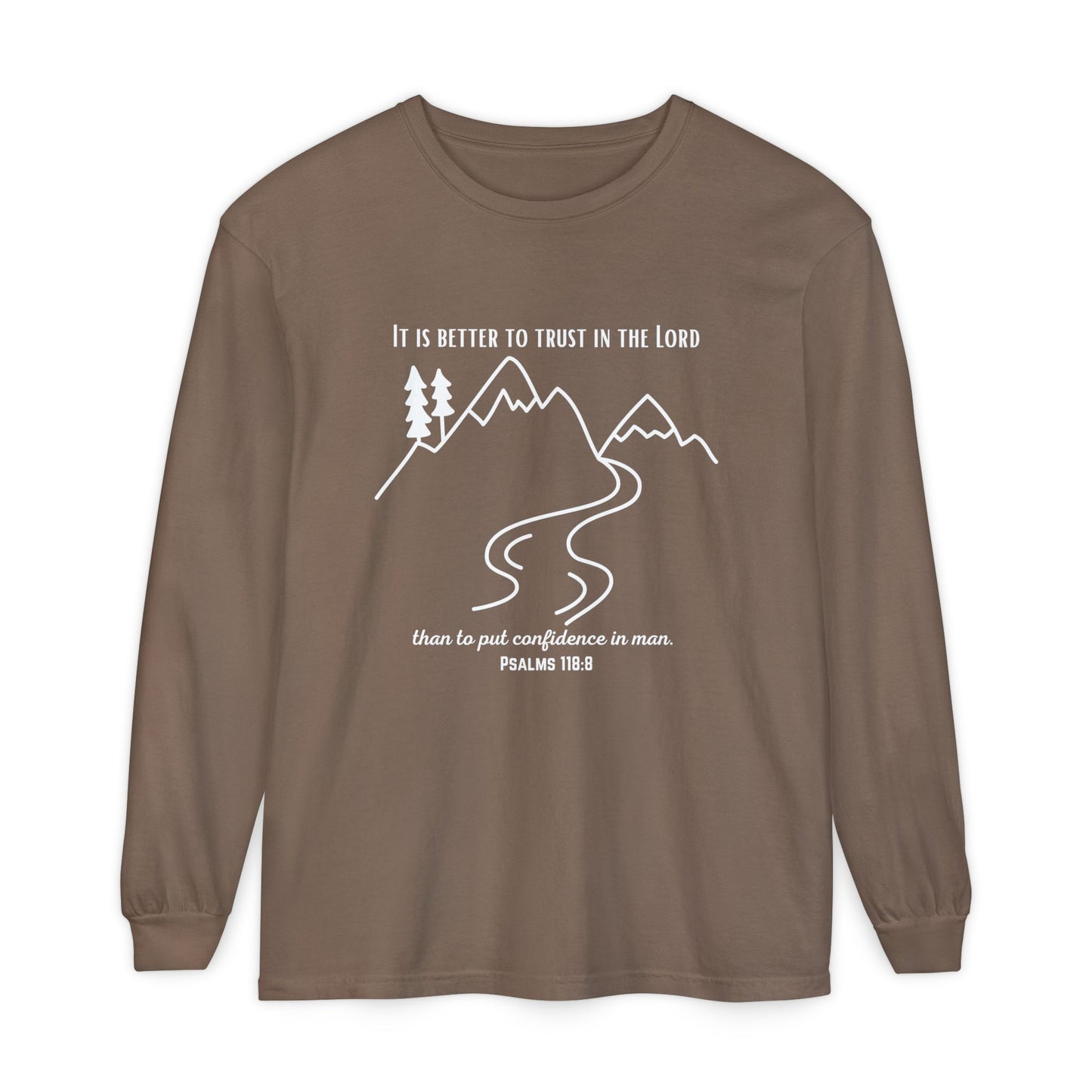 PSALMS 118:8 LONG-SLEEVE SHIRT