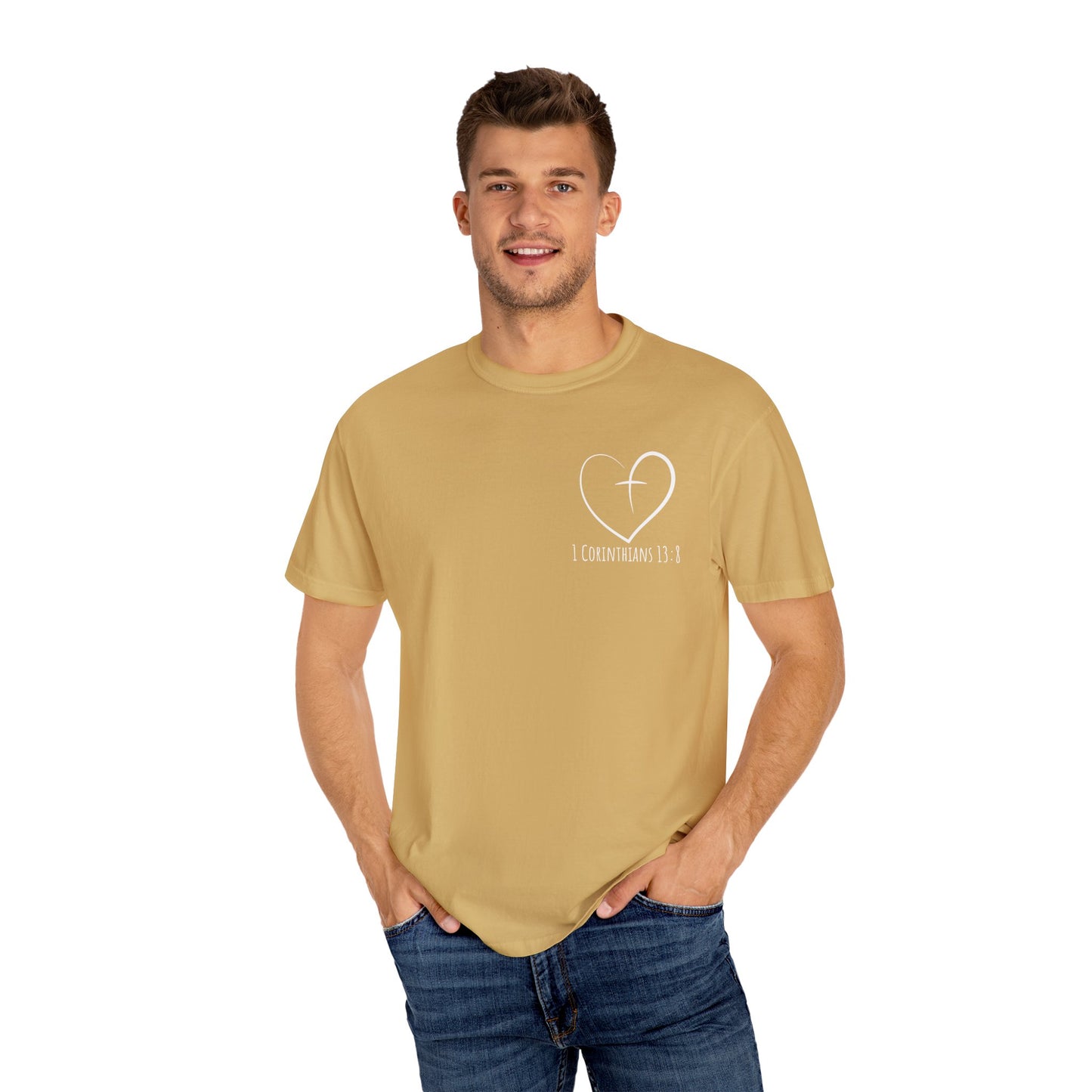 1 CORINTHIANS 13:8 SHIRT
