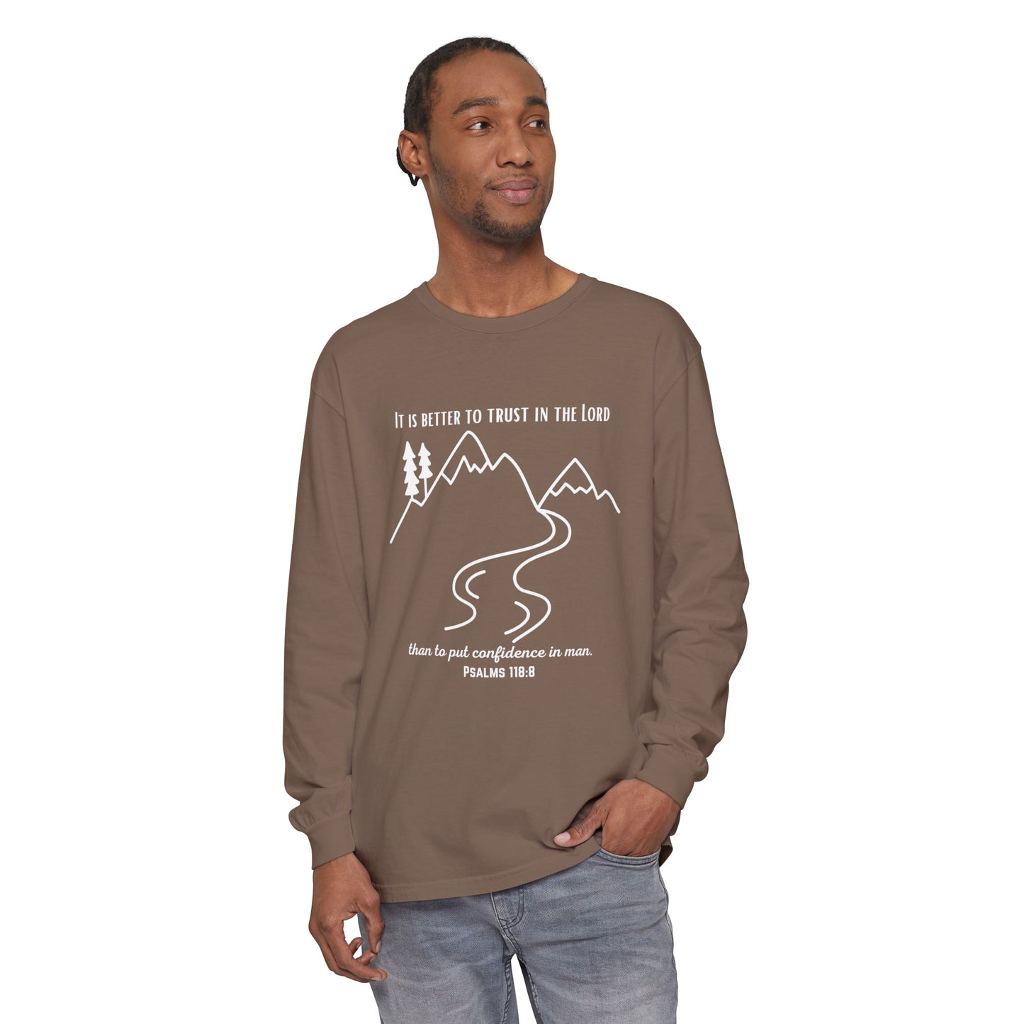 PSALMS 118:8 LONG-SLEEVE SHIRT