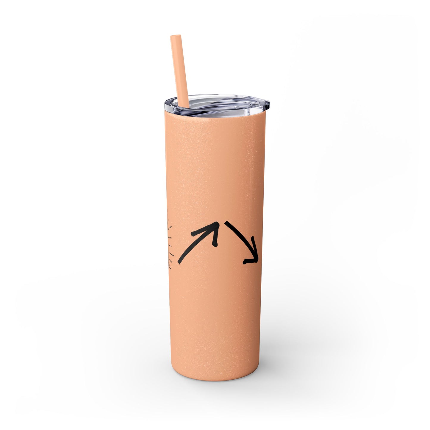 THE GOSPEL SKINNY TUMBLER WITH STRAW, 20oz