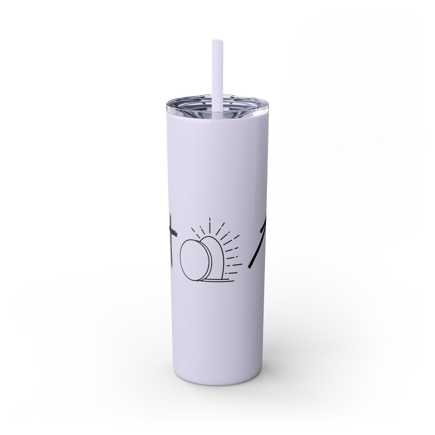 THE GOSPEL SKINNY TUMBLER WITH STRAW, 20oz