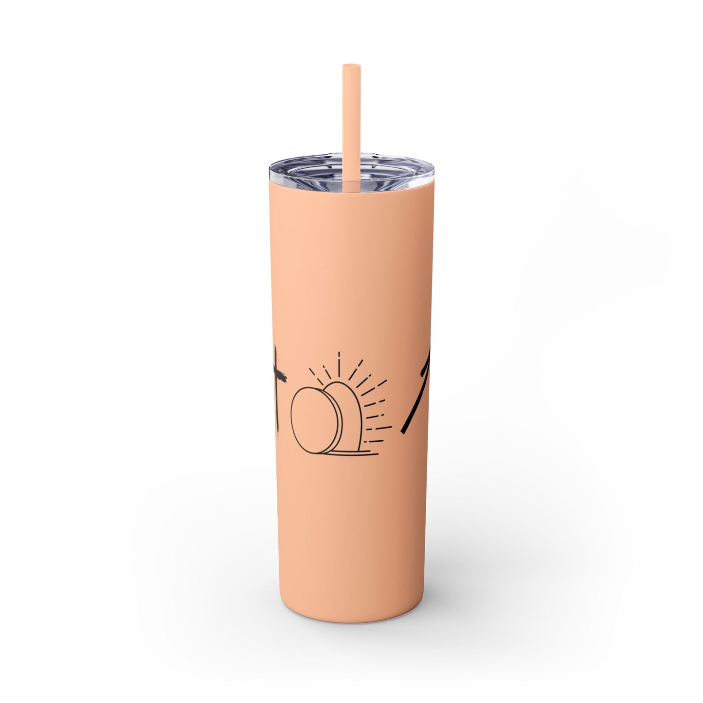 THE GOSPEL SKINNY TUMBLER WITH STRAW, 20oz