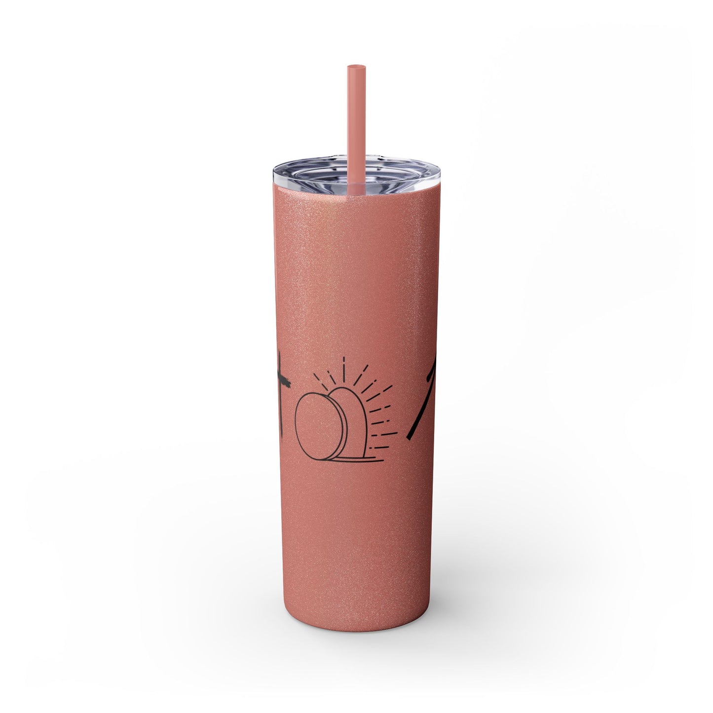 THE GOSPEL SKINNY TUMBLER WITH STRAW, 20oz