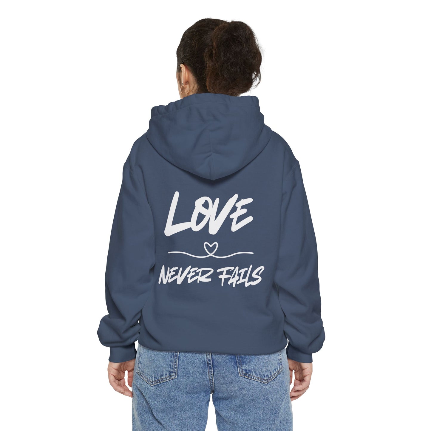 1 CORINTHIANS 13:8 HOODIE
