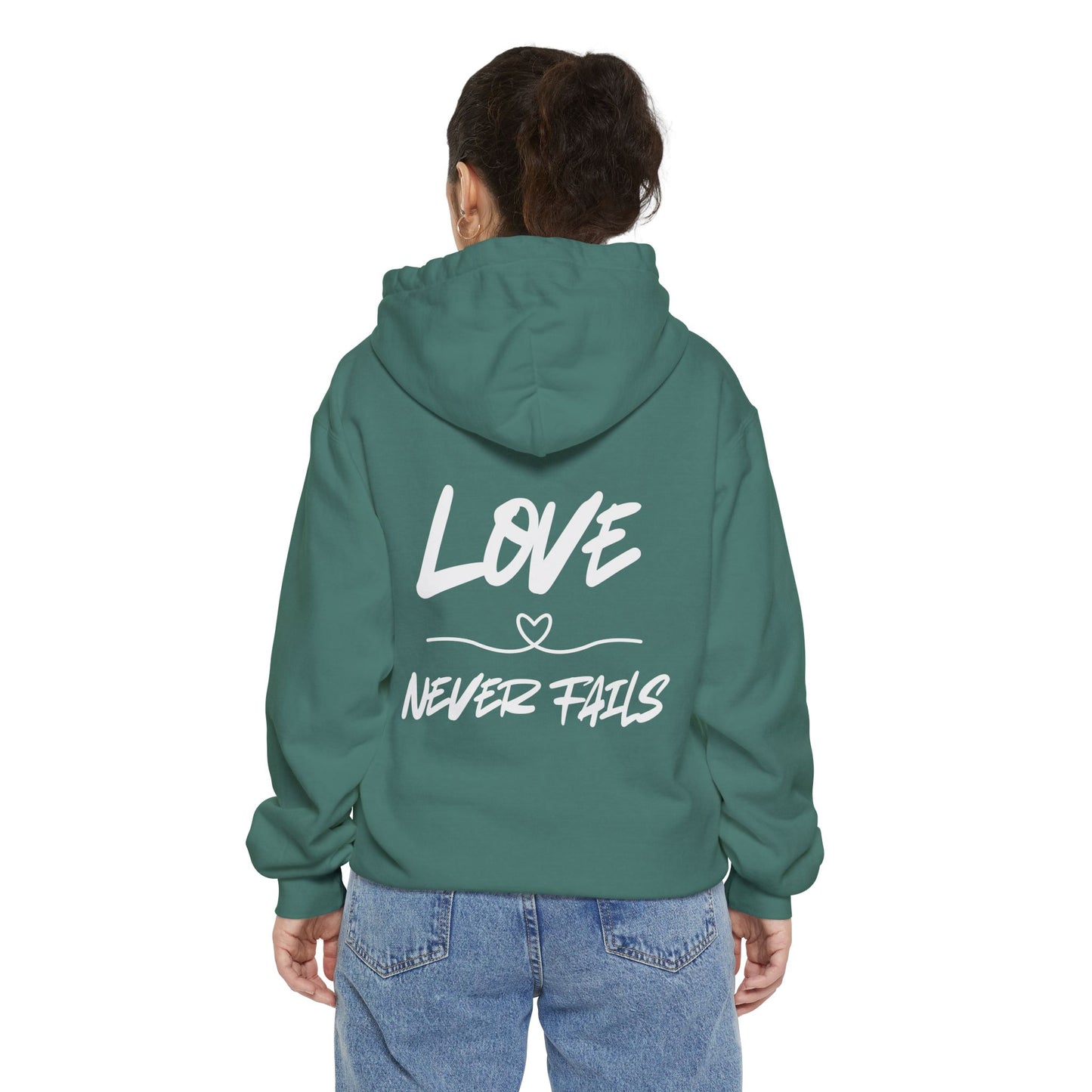 1 CORINTHIANS 13:8 HOODIE