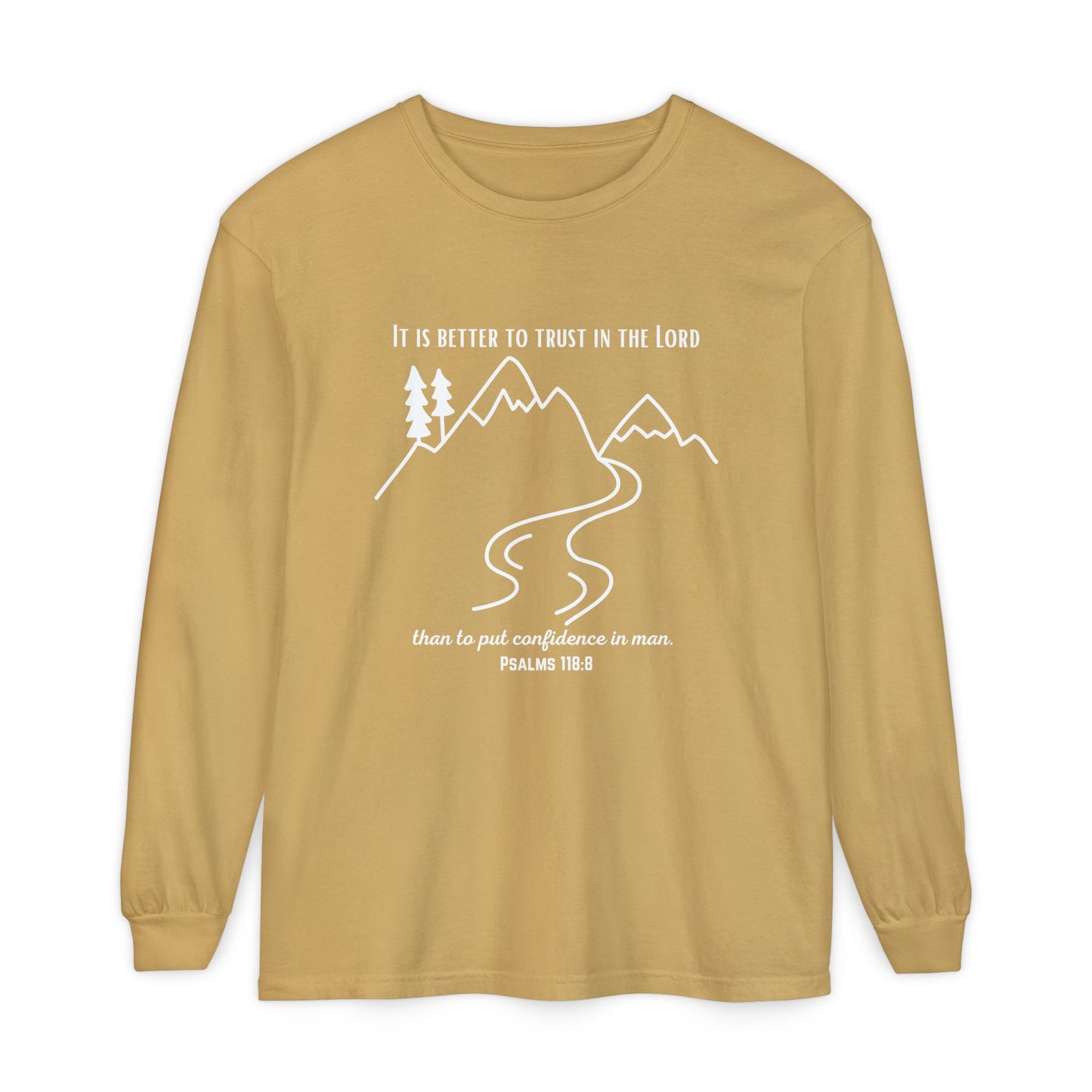 PSALMS 118:8 LONG-SLEEVE SHIRT