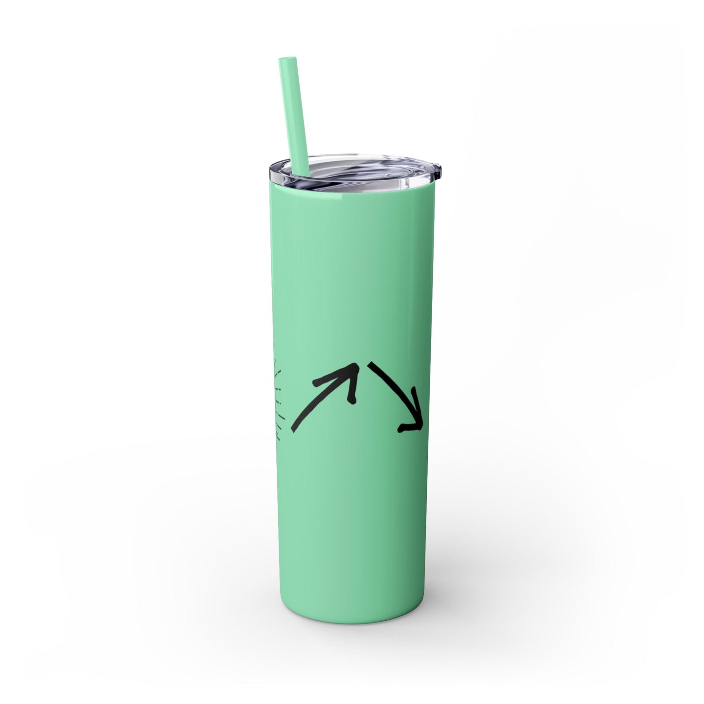 THE GOSPEL SKINNY TUMBLER WITH STRAW, 20oz