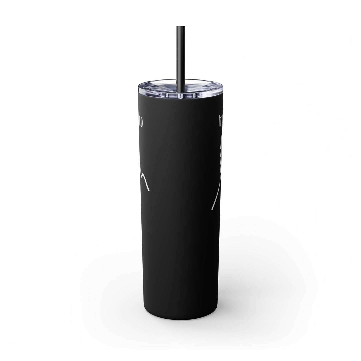 PSALMS 118:8 SKINNY TUMBLER WITH STRAW, 20oz