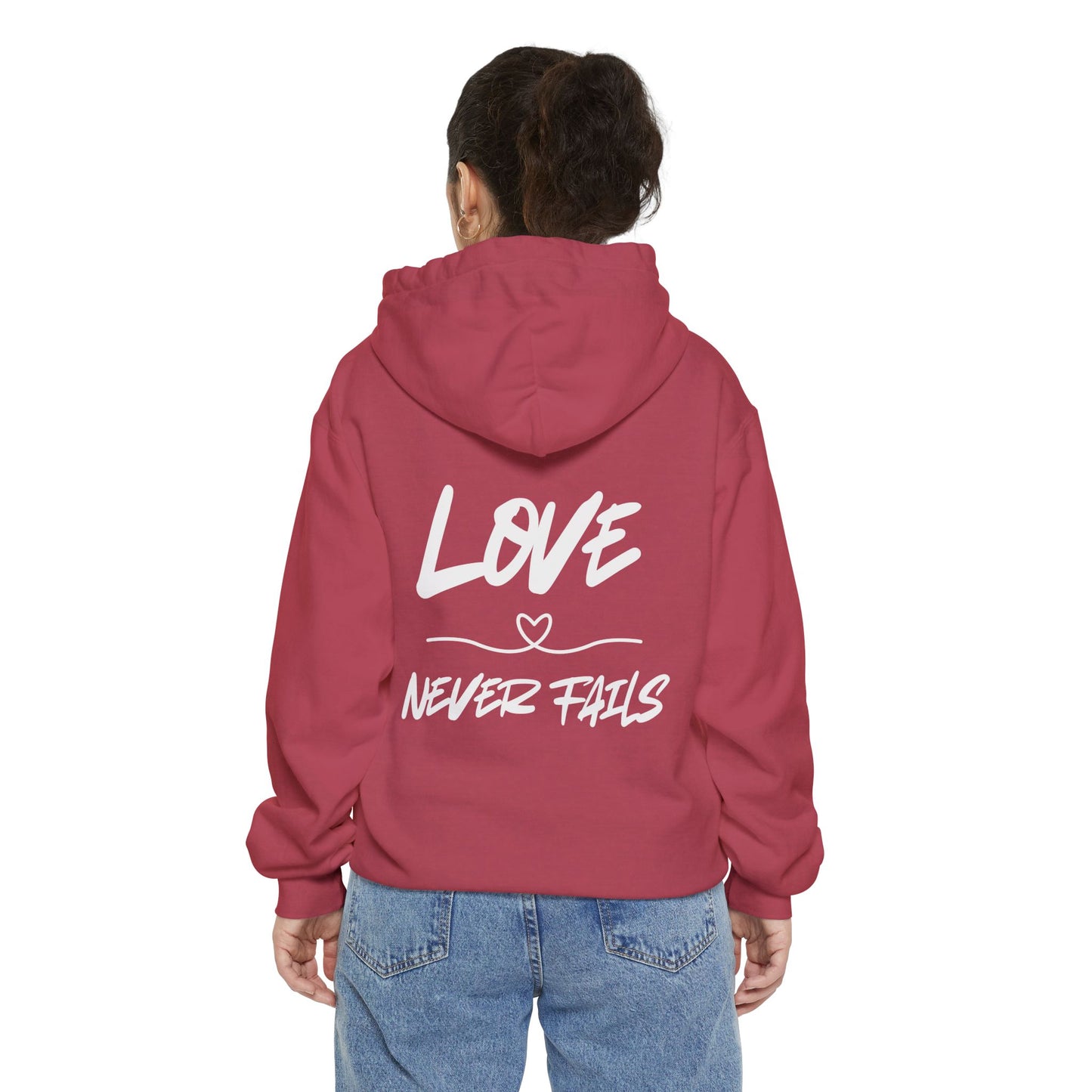 1 CORINTHIANS 13:8 HOODIE