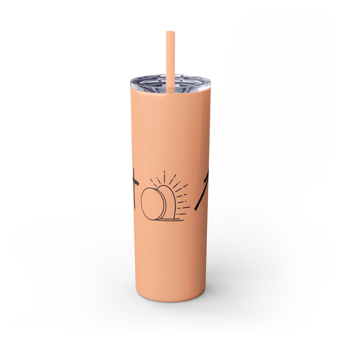 THE GOSPEL SKINNY TUMBLER WITH STRAW, 20oz