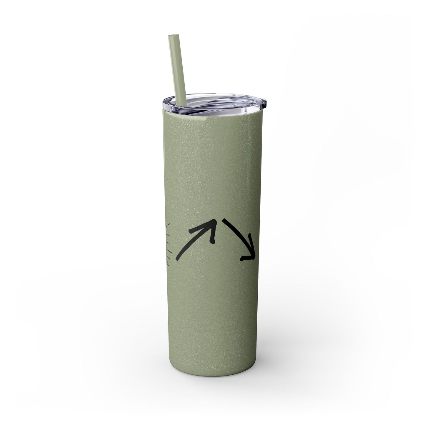 THE GOSPEL SKINNY TUMBLER WITH STRAW, 20oz