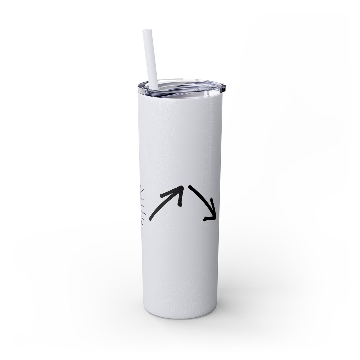 THE GOSPEL SKINNY TUMBLER WITH STRAW, 20oz