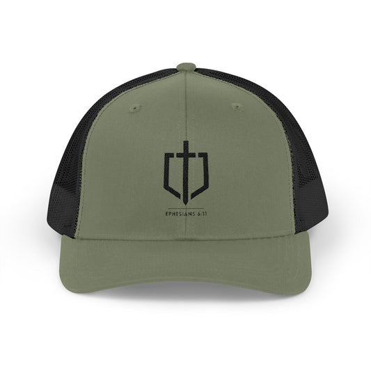 EPHESIANS 6:11 TRUCKER HAT