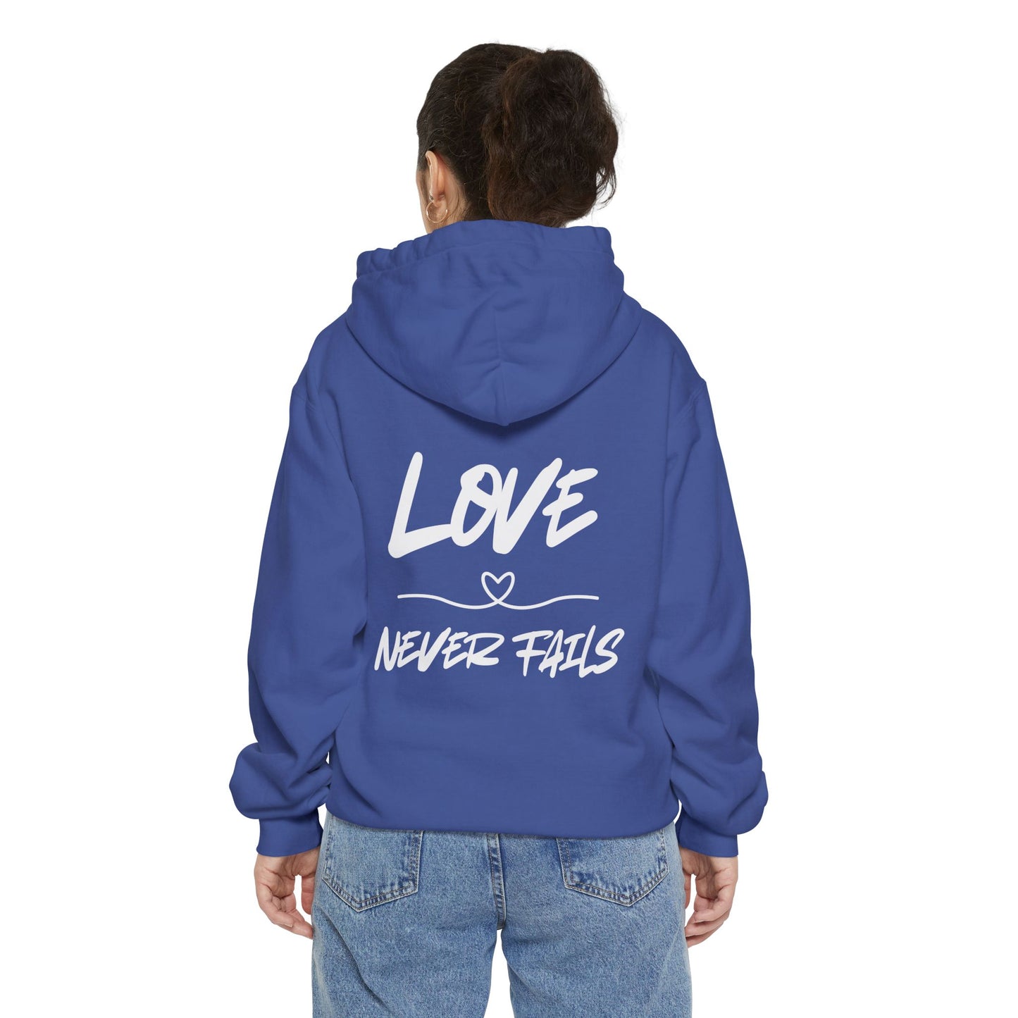 1 CORINTHIANS 13:8 HOODIE