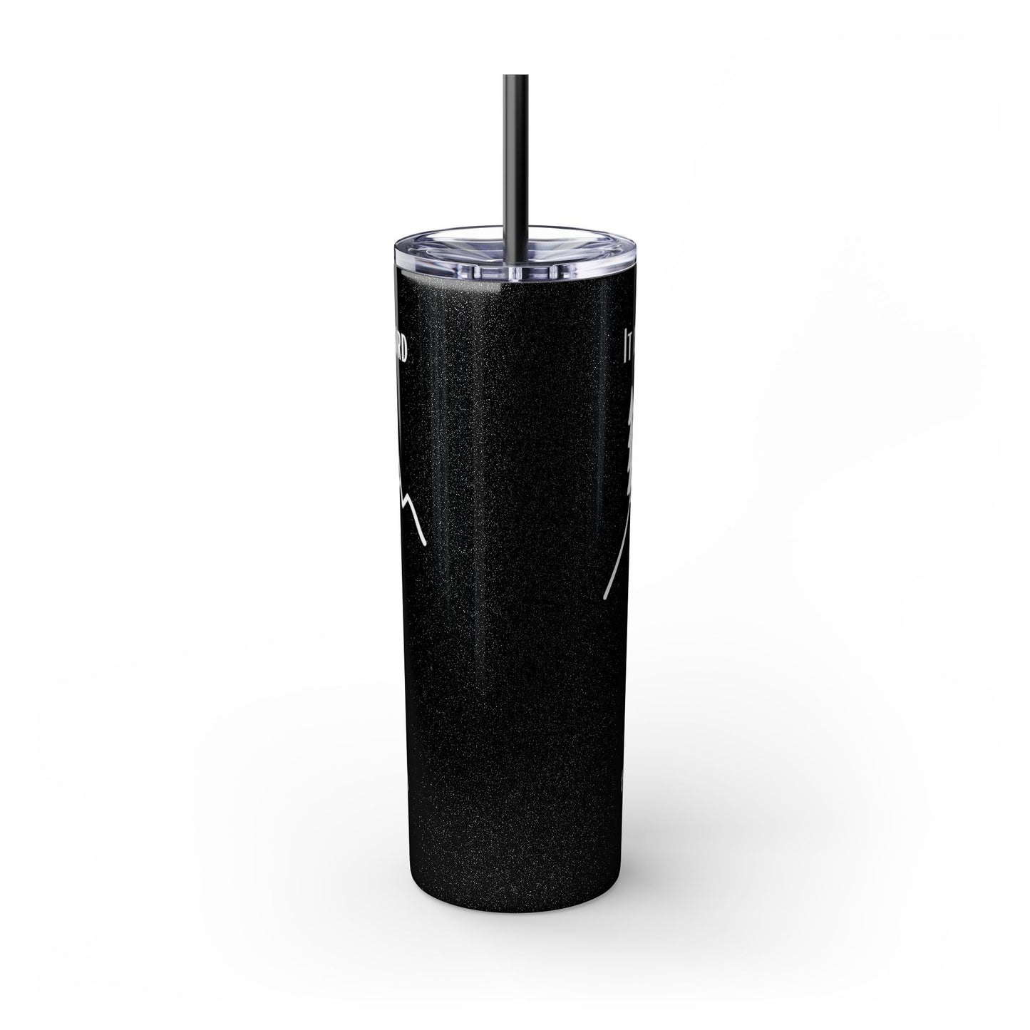 PSALMS 118:8 SKINNY TUMBLER WITH STRAW, 20oz